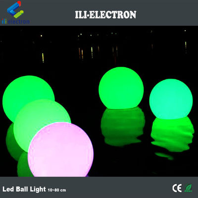Esfera iluminada de plástico a prueba de agua de 30 cm IP 65