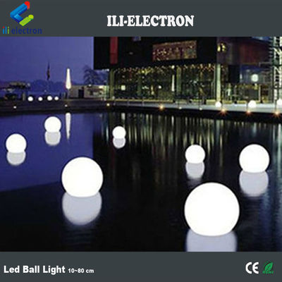 Esfera iluminada de plástico a prueba de agua de 30 cm IP 65