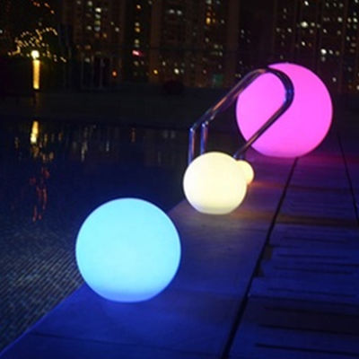Bola de iluminación LED iluminada con PE,bola de iluminación LED de piscina a prueba de agua