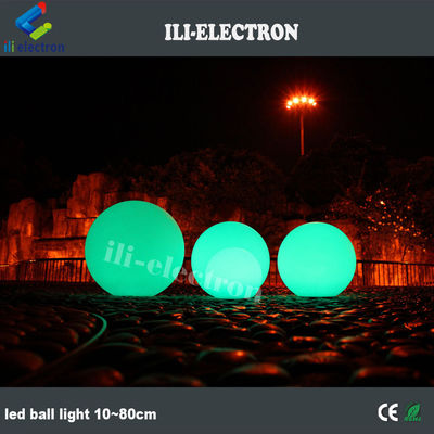 Bola de iluminación LED iluminada con PE,bola de iluminación LED de piscina a prueba de agua