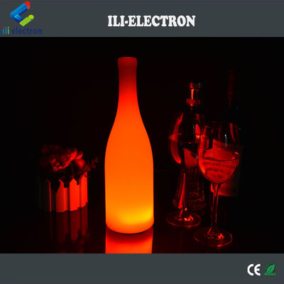 lámparas de plástico iluminadas de forma de botella