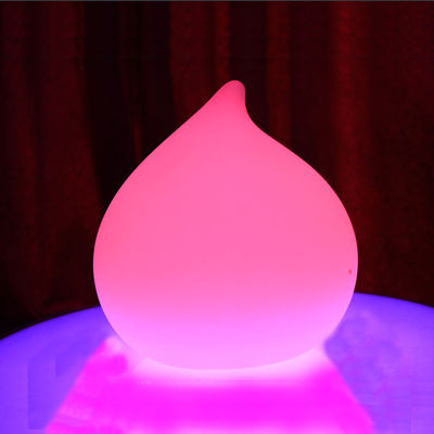 Luz decorativa LED de plástico colorido resistente al agua recargable