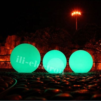 Esfera flotante de LED recargable de plástico PE