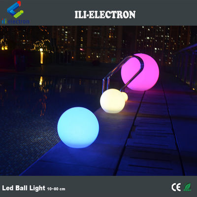 colorido recargable flotante a prueba de agua led bola de luz