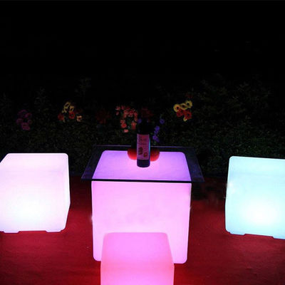 Jardín de fiesta al aire libre Cubo de iluminación iluminado