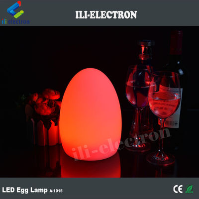 Lámpara de mesa de lujo LED de batería en forma de huevo