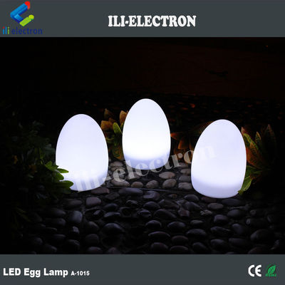 lámpara de mesa led de plástico en forma de huevo