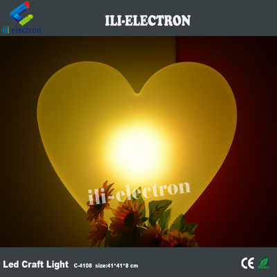 16 colores cambiantes LED lámparas de corazón brillantes