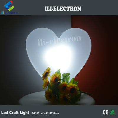 Lámpara decorativa de led iluminada en forma de corazón