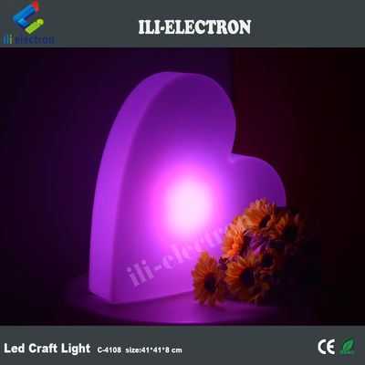 Lámpara decorativa de led iluminada en forma de corazón