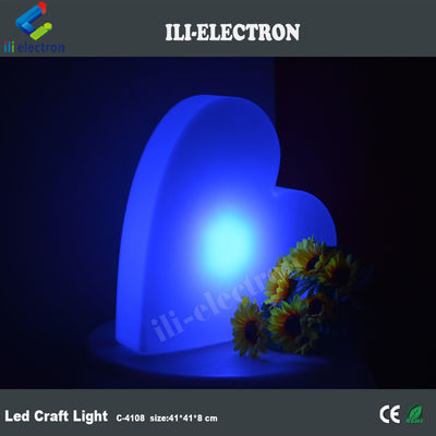 Lámpara decorativa de led iluminada en forma de corazón