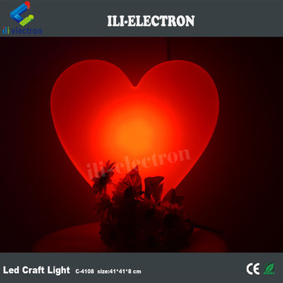 Lámpara decorativa de led iluminada en forma de corazón