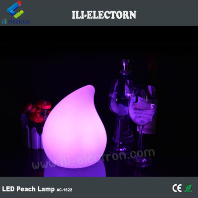 Decoración de fiestas lámparas de melocotón de plástico de varios colores