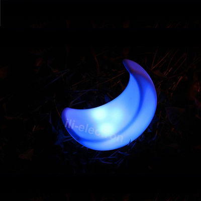lámpara decorativa iluminada en forma de luna para patio