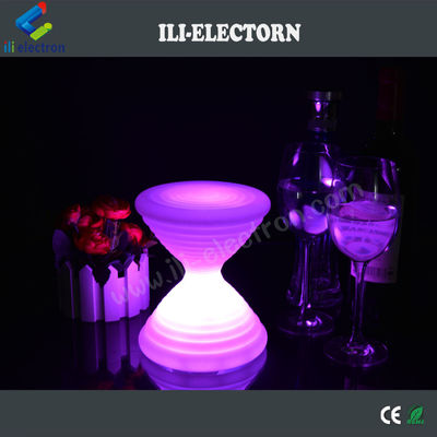 Lámpara de mesa LED de plástico en forma de reloj de arena