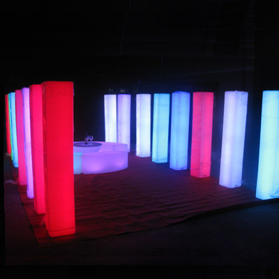 Columnas de eventos iluminados para bodas y fiestas
