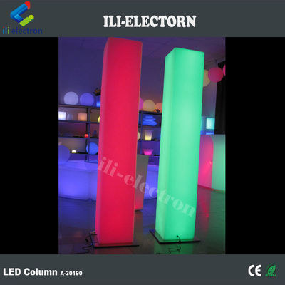 Columnas de eventos iluminados para bodas y fiestas