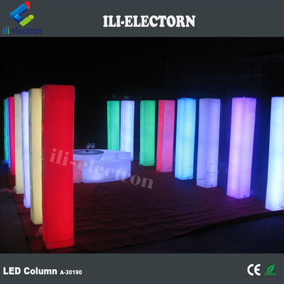 Columnas de eventos iluminados para bodas y fiestas
