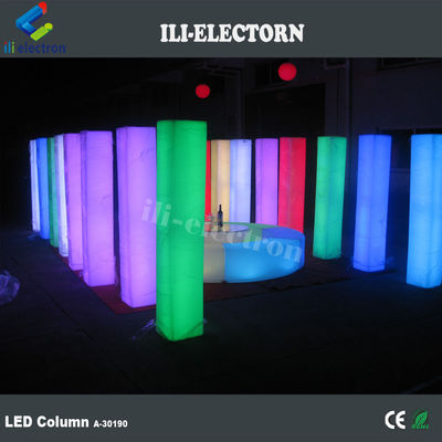 Columnas de eventos iluminados para bodas y fiestas