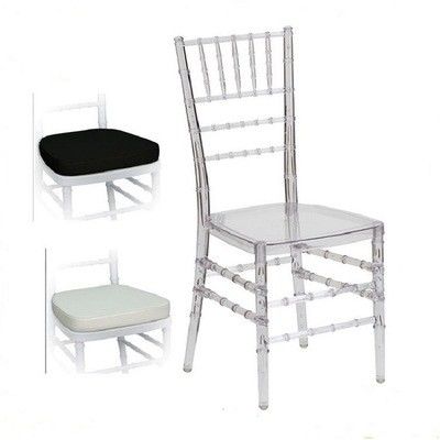 Silla de banquete de acrílico nórdico -Silla de cristal de plástico transparente para bodas -Silla de comedor de acrílico