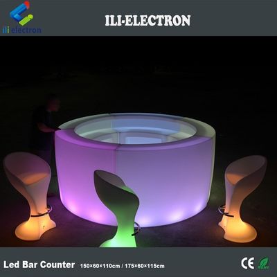 Barra iluminada con LED de plástico de control remoto