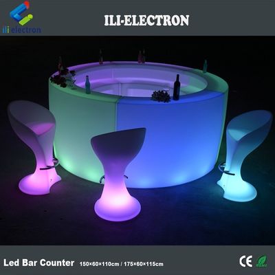 Barra iluminada con LED de plástico de control remoto