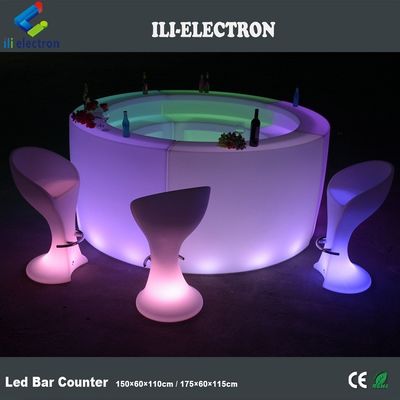 Barra iluminada con LED de plástico de control remoto