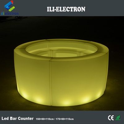 Barra iluminada con LED de plástico de control remoto