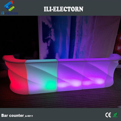 nuevo conjunto de barras iluminadas con LED comercial portátil de plástico multicolor PE