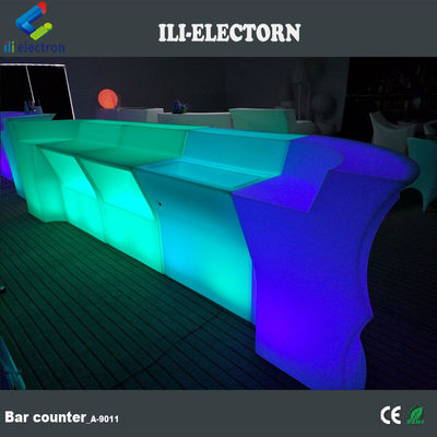 nuevo conjunto de barras iluminadas con LED comercial portátil de plástico multicolor PE