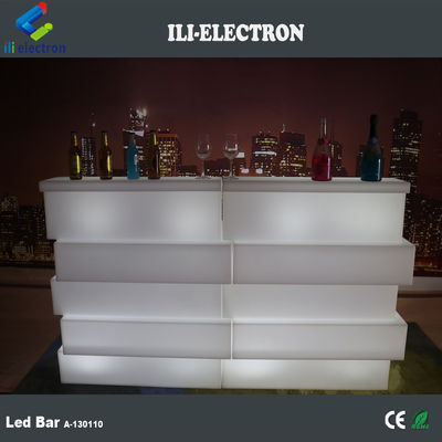 Tabla de barra móvil de plástico LED 16 colores resistente al agua