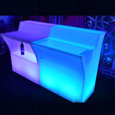 Contador de barras LED, panel recto LED, muebles LED