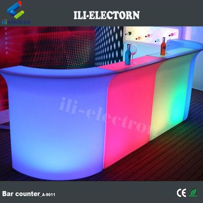 Contador de barras LED, panel recto LED, muebles LED