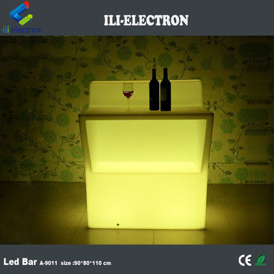 barra móvil de plástico exterior con LED de colores