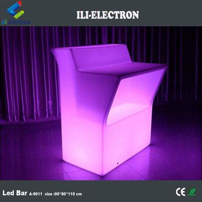 barra móvil de plástico exterior con LED de colores