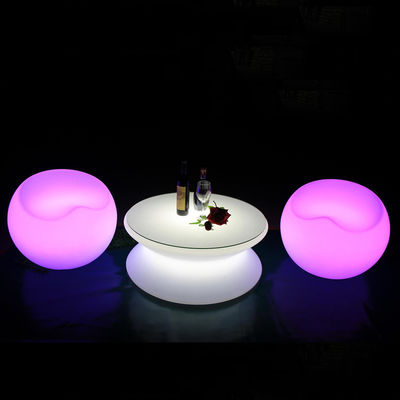 Muebles de salón LED de plástico comercial estilo moderno para eventos