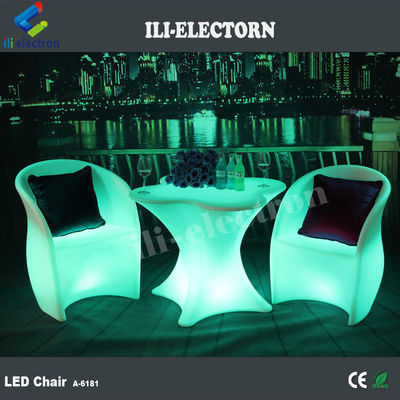 Muebles de luz LED conjunto de muebles de jardín de flores LED