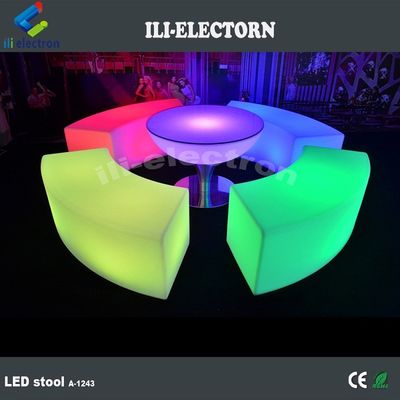 Silla de mesa de póquer electrónica mesa brillante conjunto de muebles LED