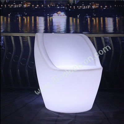 Muti-color brillante portable recargable iluminado LED silla de fiesta