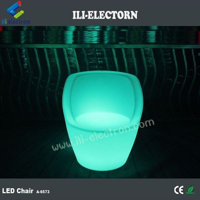 Muti-color brillante portable recargable iluminado LED silla de fiesta