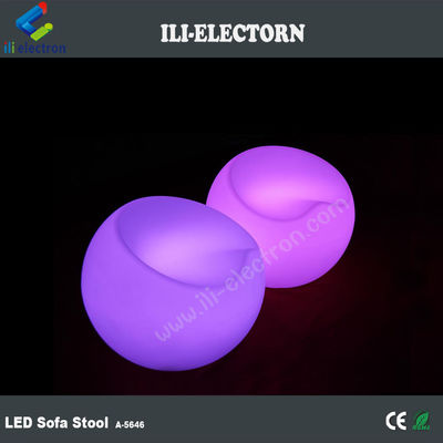 nuevo diseño multicolor RGB impermeable led silla de manzana brillante
