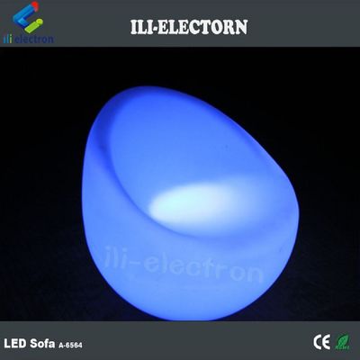 PE Plástico recargable RGB Iluminado Sofá de bar Led Control remoto Infarad