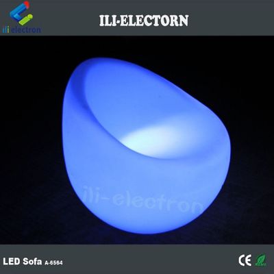 PE Plástico recargable RGB Iluminado Sofá de bar Led Control remoto Infarad