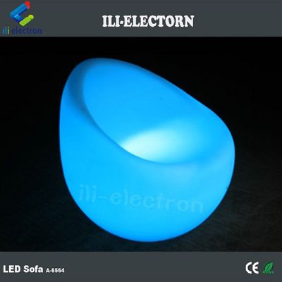 PE Plástico recargable RGB Iluminado Sofá de bar Led Control remoto Infarad