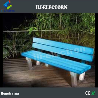 Muebles de jardín de 16 colores de plástico iluminados