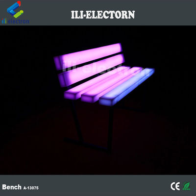 Muebles de jardín de 16 colores de plástico iluminados