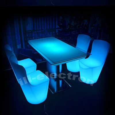 Muebles LED Multicolor cambiante silla de comedor LED