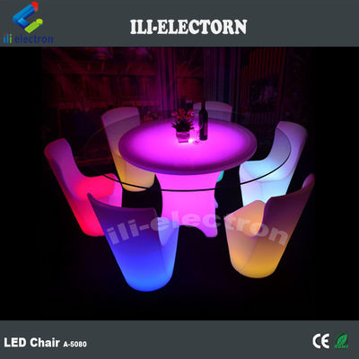 Muebles LED Multicolor cambiante silla de comedor LED