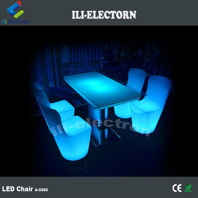 Muebles LED Multicolor cambiante silla de comedor LED