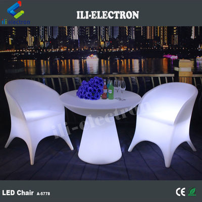 Moderno Glow LED ilumina las sillas 16 colores cambiantes para el bar de la discoteca